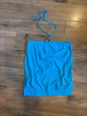 GAP Turquoise Halter tank with Ring Detail
